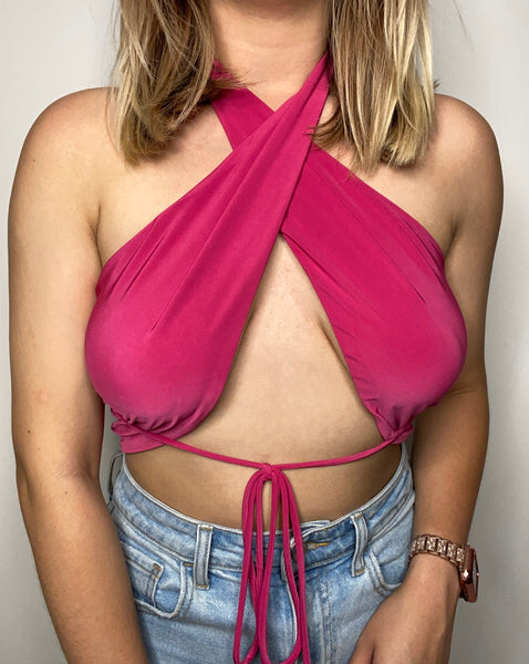 Maritza Hotpink Top