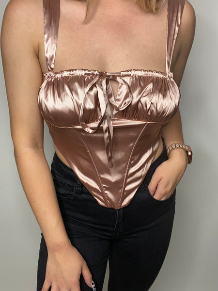 Nancy Corset Top Pink