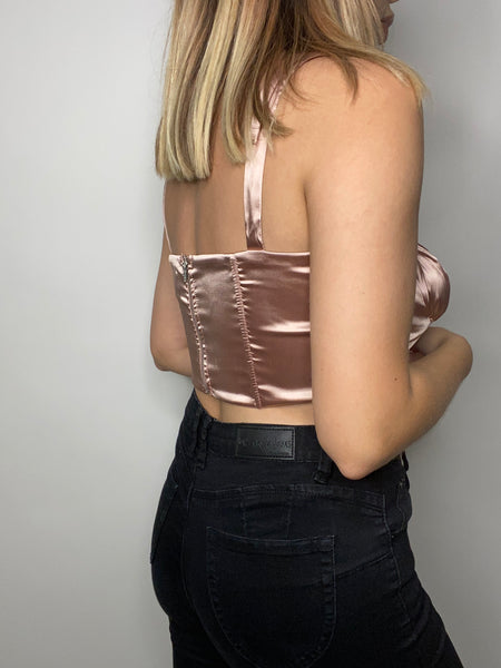 Nancy Corset Top Pink